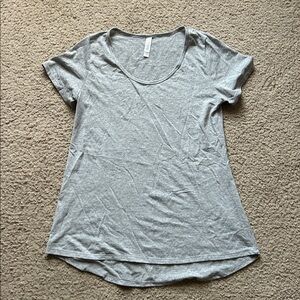 LuLaRoe Heather Gray Short Sleeve Tee